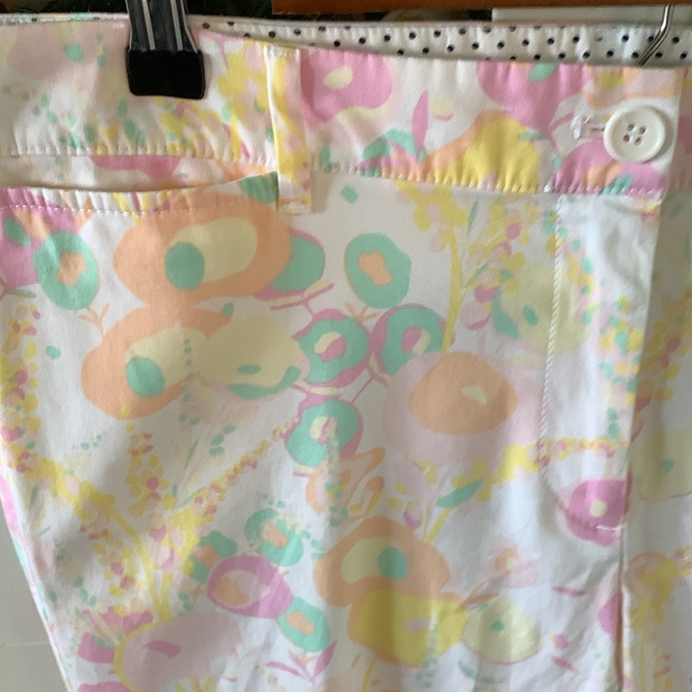 Talbots sz 8 Perfect Crop Pant Colorful NWT - Picture 2 of 10